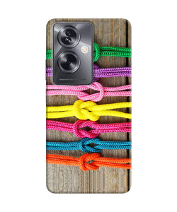 Colorful shoelace Oppo A79 5G Back Cover