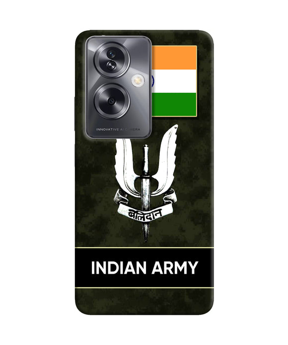 Indian flag balidan logo Oppo A79 5G Back Cover