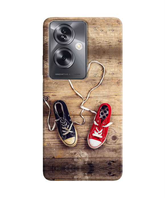 Shoelace heart Oppo A79 5G Back Cover