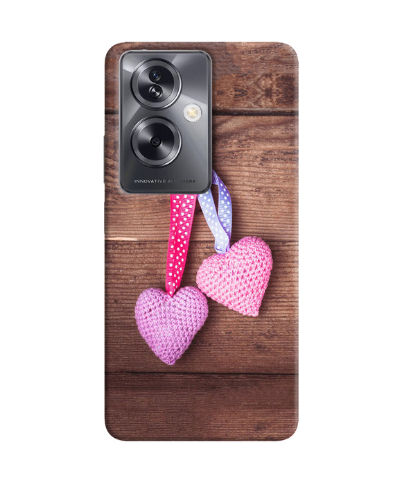 Two gift hearts Oppo A79 5G Back Cover