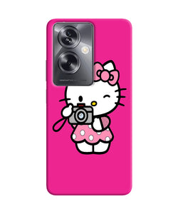 Hello kitty cam pink Oppo A79 5G Back Cover