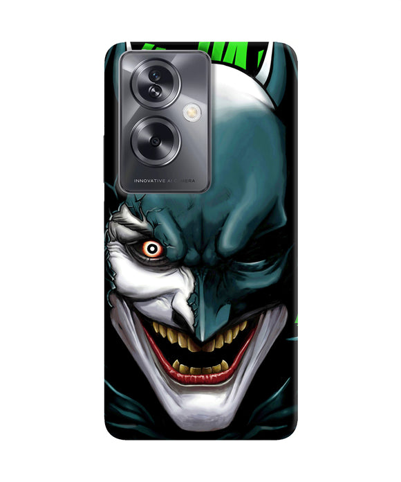 Batman joker smile Oppo A79 5G Back Cover
