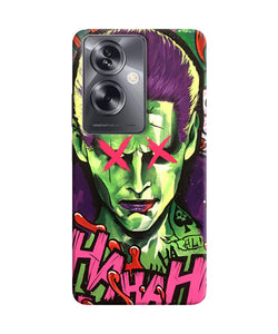 Damaged joker anim Oppo A79 5G Back Cover