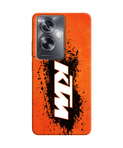 KTM black spray Oppo A79 5G Back Cover