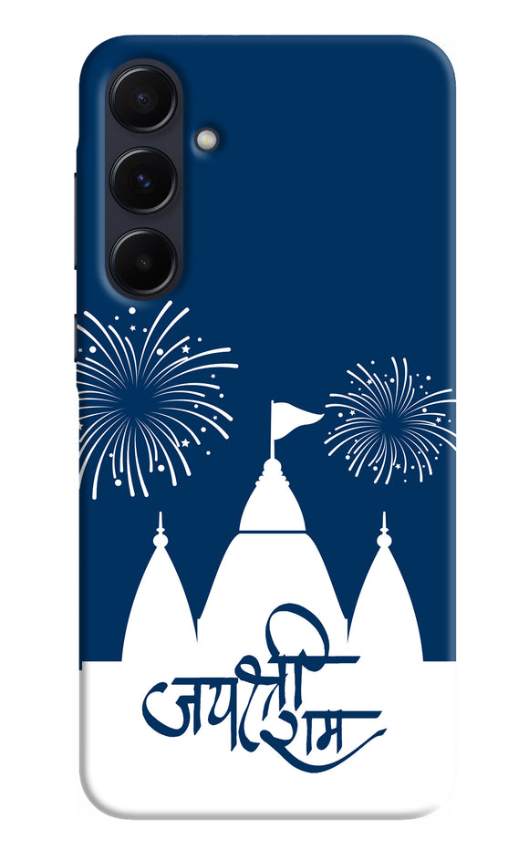 Jay Shree Ram Temple Fireworkd Samsung A55 5G Back Cover