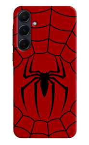 Spiderman Web Samsung A55 5G Real 4D Back Cover