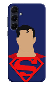 Superman Cape Samsung A55 5G Real 4D Back Cover