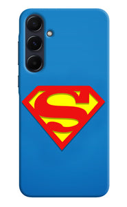 Superman Blue Samsung A55 5G Real 4D Back Cover