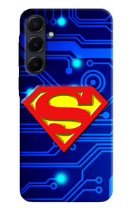 Superman Abstract Samsung A55 5G Real 4D Back Cover