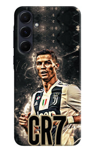 CR7 Dark Samsung A55 5G Real 4D Back Cover