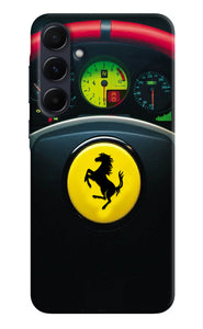 Ferrari Steeriing Wheel Samsung A55 5G Real 4D Back Cover