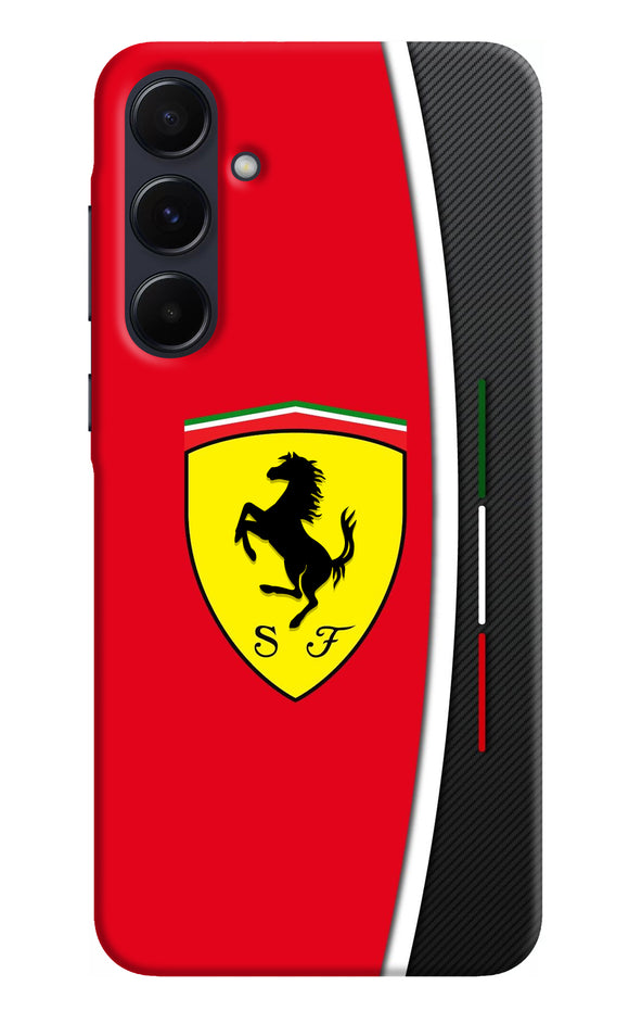 Ferrari Abstract Samsung A55 5G Real 4D Back Cover