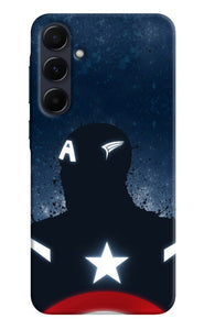 Captain america Shield Samsung A55 5G Real 4D Back Cover