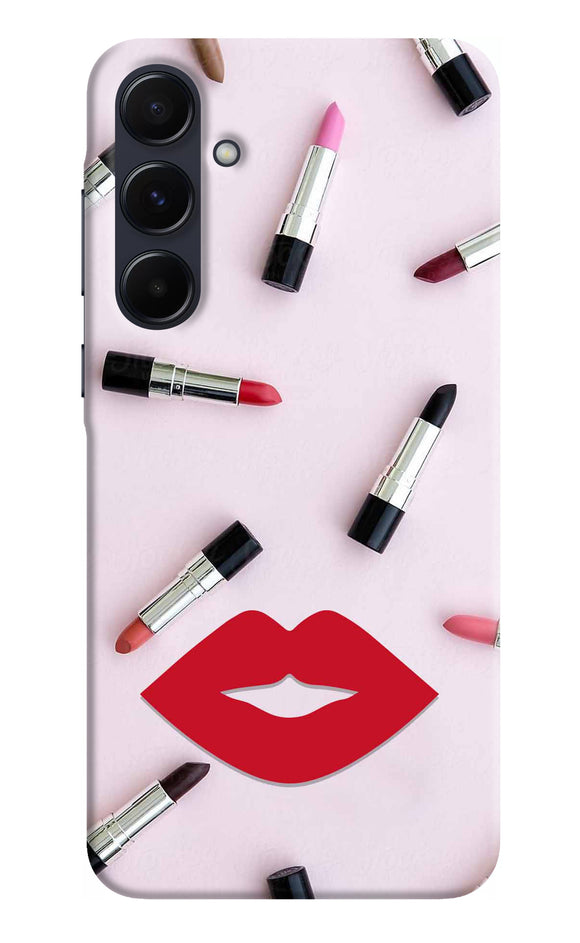 Lips Lipstick Shades Samsung A55 5G Real 4D Back Cover