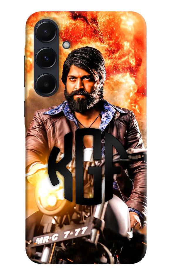 Rocky Bhai on Bike Samsung A55 5G Real 4D Back Cover