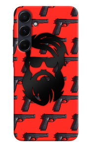 Rocky Bhai Beard Look Samsung A55 5G Real 4D Back Cover