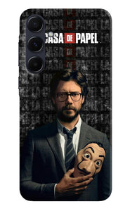 Money Heist Professor with Mask Samsung A55 5G Back Cover