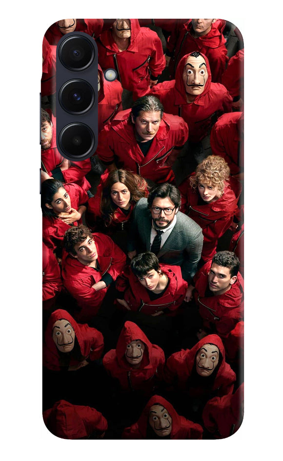 Money Heist Professor with Hostages Samsung A55 5G Back Cover