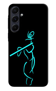 Lord krishna sketch Samsung A55 5G Back Cover