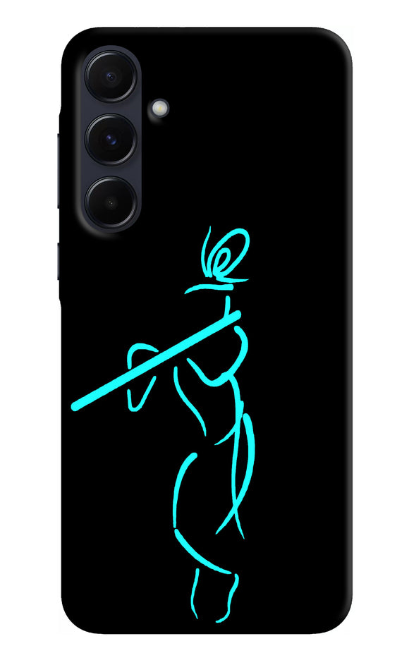 Lord krishna sketch Samsung A55 5G Back Cover