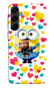 Minion teddy hearts Samsung A55 5G Back Cover