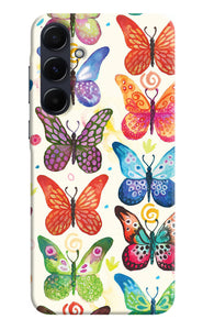 Abstract butterfly print Samsung A55 5G Back Cover