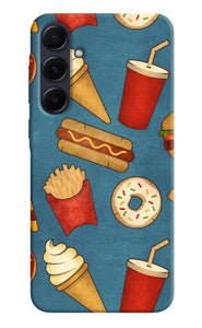 Abstract food print Samsung A55 5G Back Cover