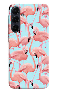 Abstract sheer bird print Samsung A55 5G Back Cover