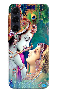 Lord radha krishna paint Samsung A55 5G Back Cover