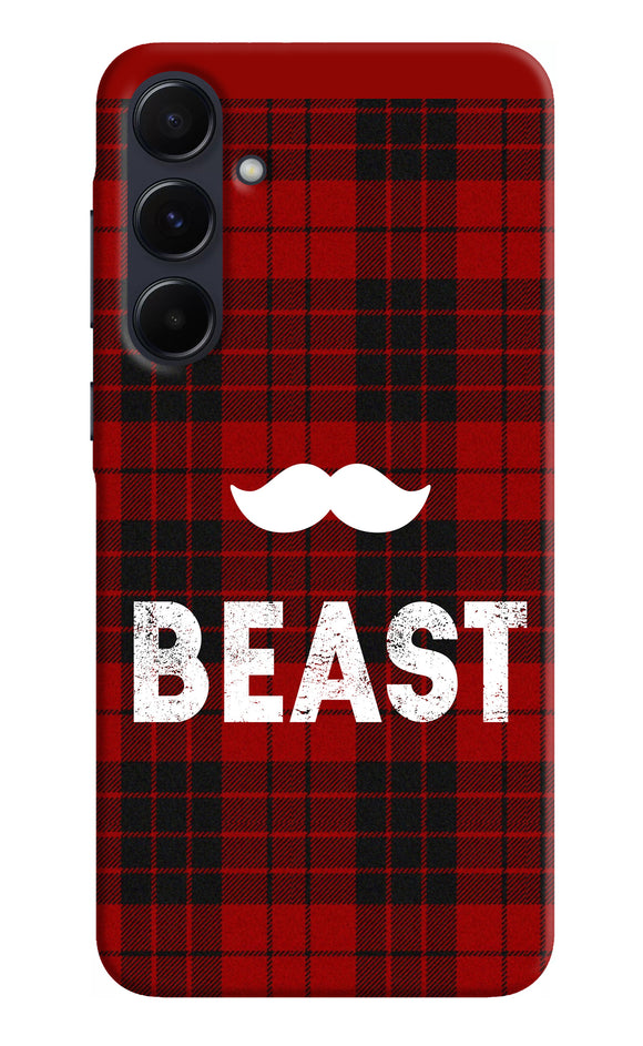 Beast red square Samsung A55 5G Back Cover