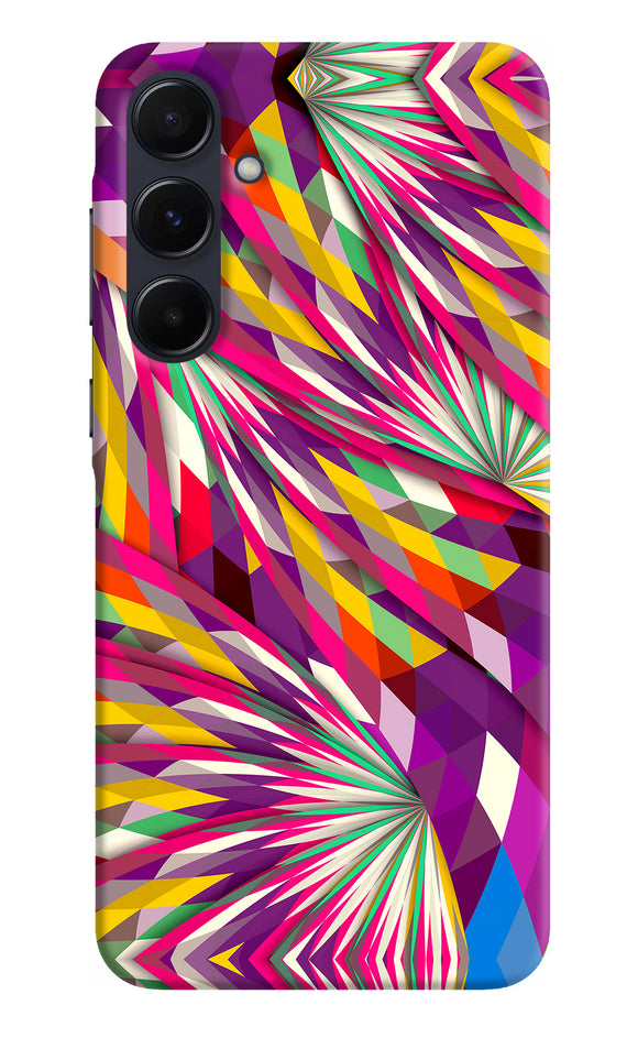 Abstract colorful print Samsung A55 5G Back Cover