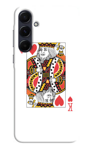 Heart king card Samsung A55 5G Back Cover