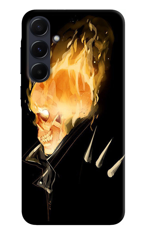 Burning ghost rider Samsung A55 5G Back Cover