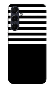 Black and white print Samsung A55 5G Back Cover