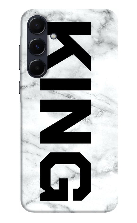 King marble text Samsung A55 5G Back Cover