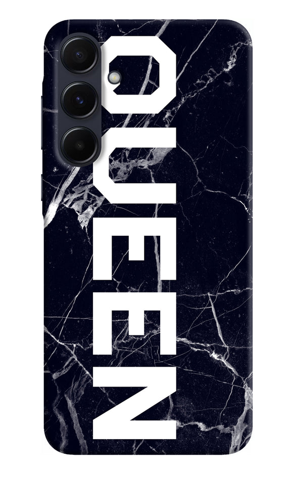 Queen marble text Samsung A55 5G Back Cover