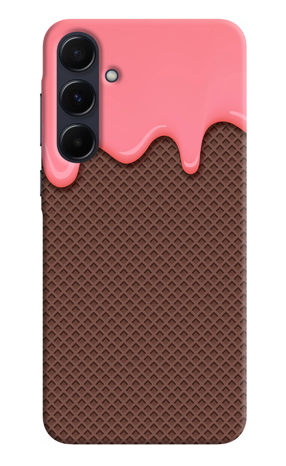 Waffle cream biscuit Samsung A55 5G Back Cover