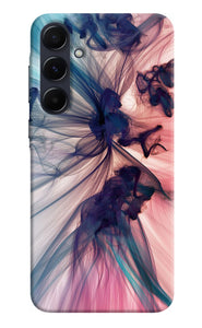 Abstract black smoke Samsung A55 5G Back Cover