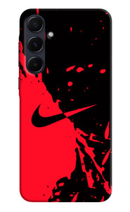 Nike red black poster Samsung A55 5G Back Cover