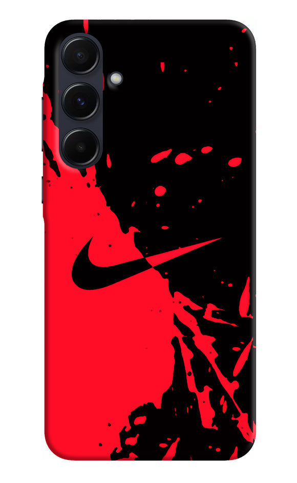 Nike red black poster Samsung A55 5G Back Cover