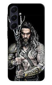 Aquaman trident black Samsung A55 5G Back Cover