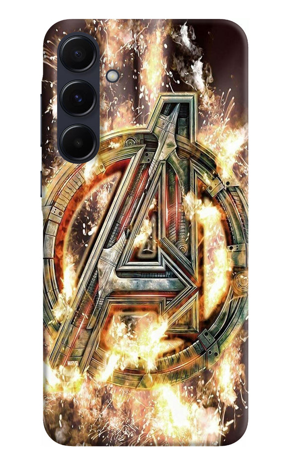 Avengers burning logo Samsung A55 5G Back Cover