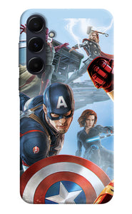 Avengers on the sky Samsung A55 5G Back Cover