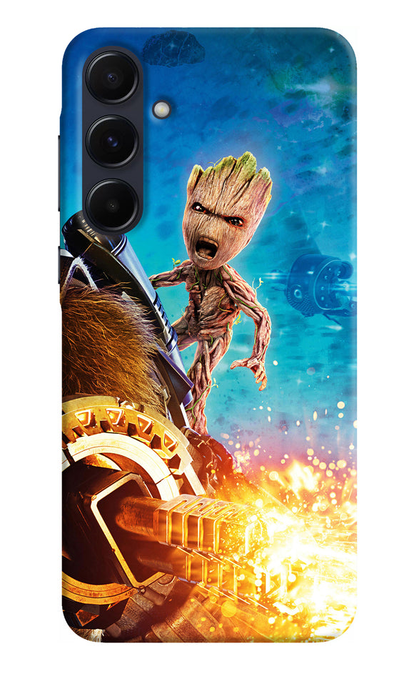 Groot angry Samsung A55 5G Back Cover