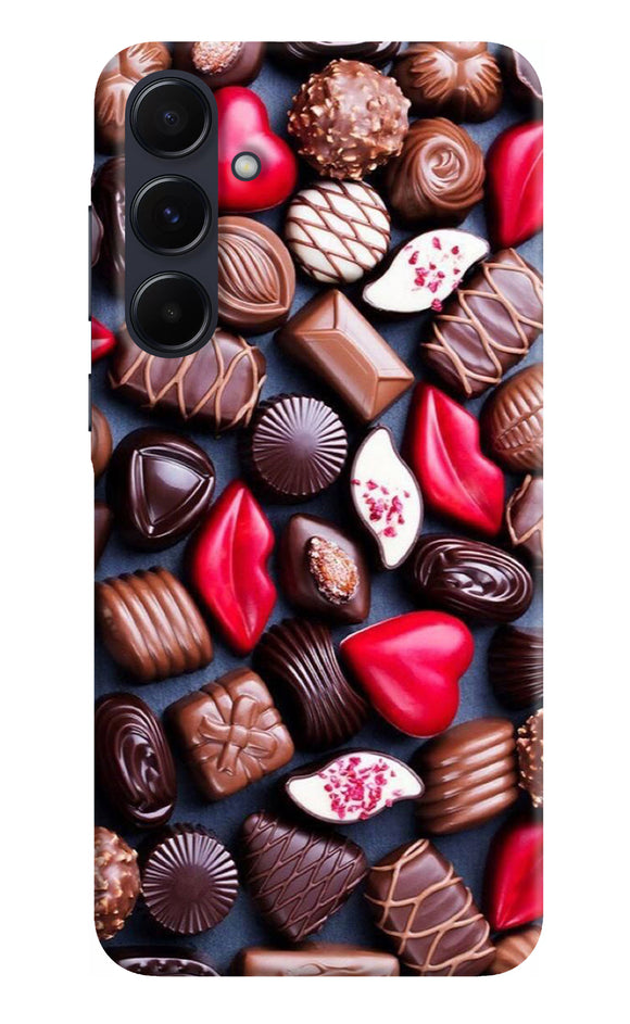 Valentine special chocolates Samsung A55 5G Back Cover