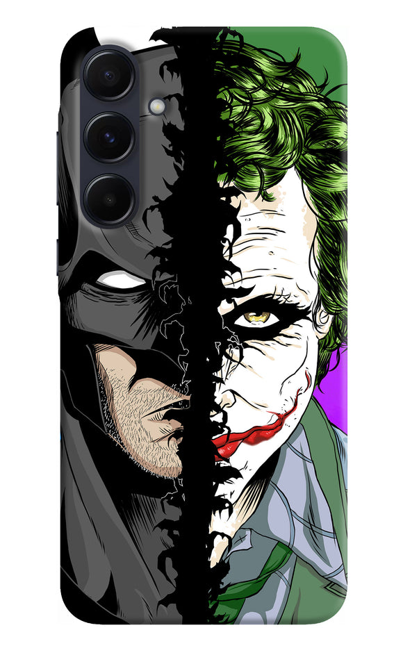 Batman vs joker half face Samsung A55 5G Back Cover