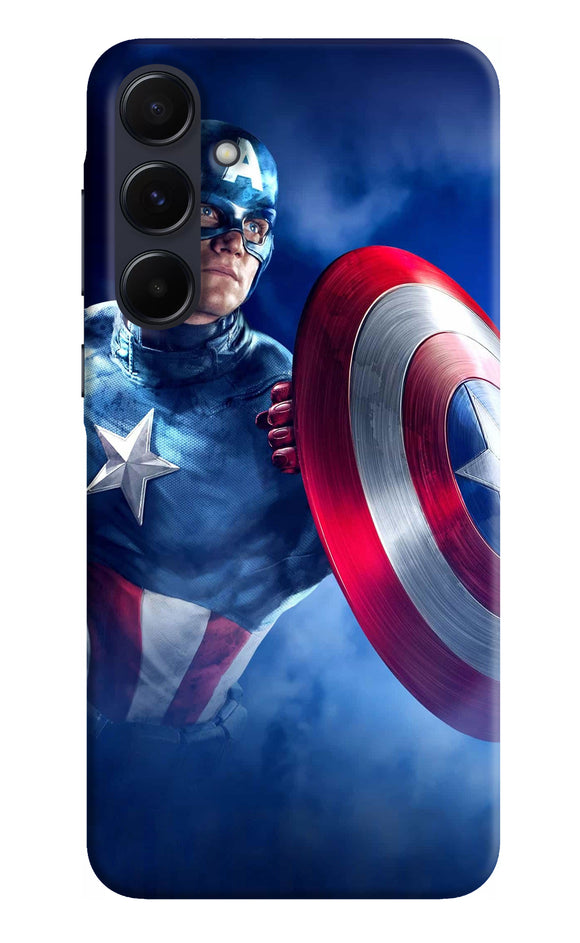 Captain america on sky Samsung A55 5G Back Cover