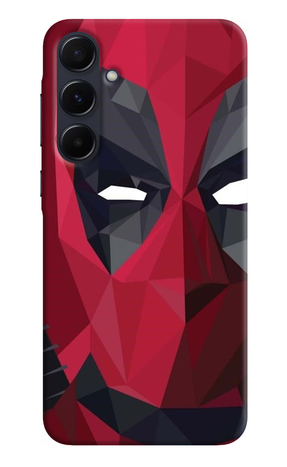 Abstract deadpool half mask Samsung A55 5G Back Cover