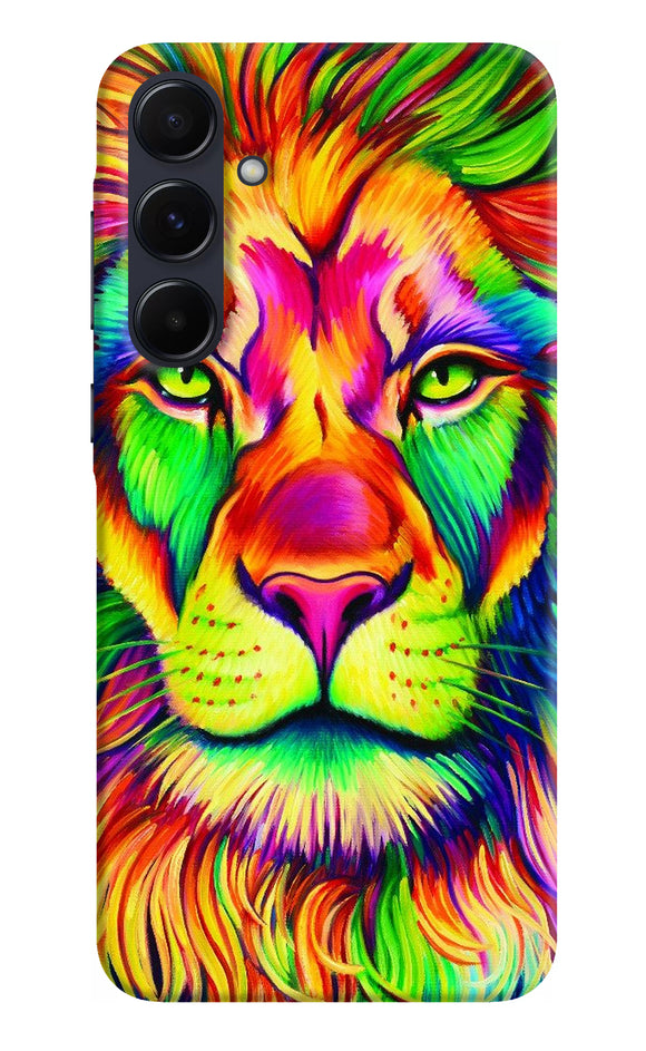 Lion color poster Samsung A55 5G Back Cover