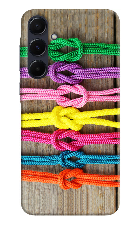 Colorful shoelace Samsung A55 5G Back Cover